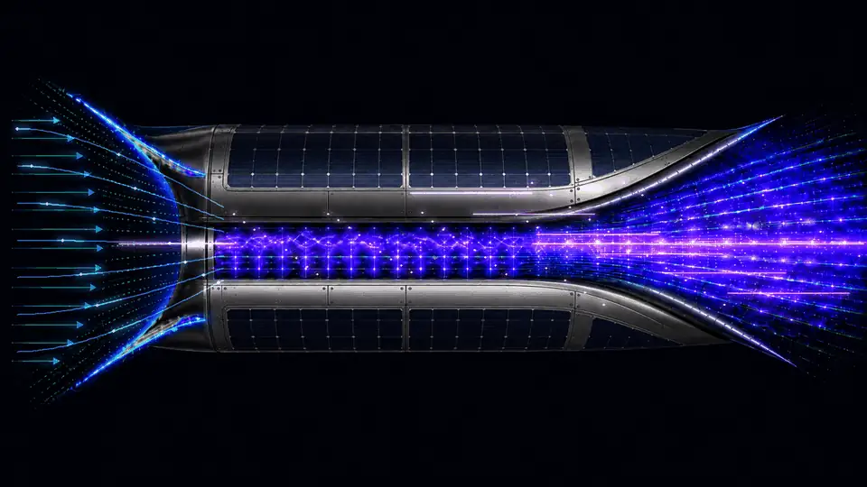 Animation of the HyABPT thruster in operation