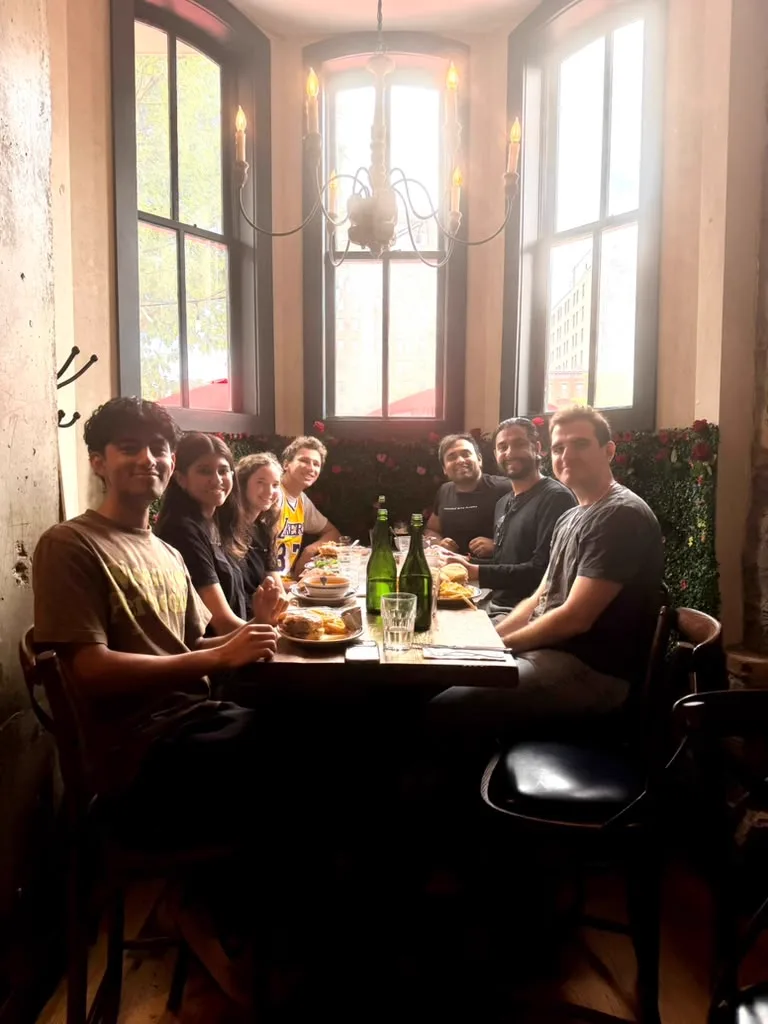 JivaJet Summer Interns 2026 gathered around a table